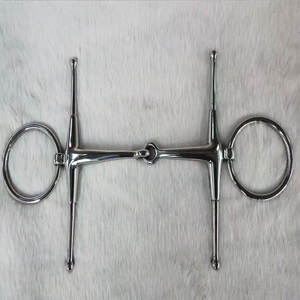Bocado de Anillo Suelto de Alta Calidad, Plateado y Dorado, de Acero Inoxidable de Una Sola Articulación con 6 Mordedores Adicionales, Ideal para Montar a Caballo - Product Image 2