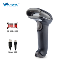 Lecteur de codes-barres sans fil Best1D Usb Laser Ccd IOS Library