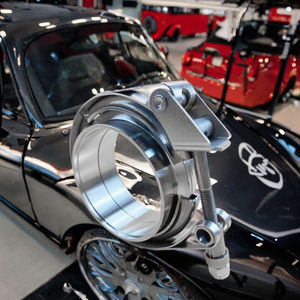 JTLD En stock Collier de serrage <span class=keywords><strong>V</strong></span>-<span class=keywords><strong>Band</strong></span> <span class=keywords><strong>76mm</strong></span> 3 pouces à dégagement rapide pour silencieux, en acier inoxydable poli miroir, avec brides mâles et femelles, pour turbo - Product Image 3