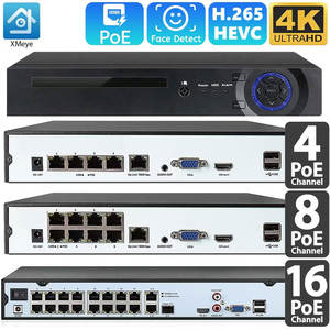 Xmeye VMS 8MP <span class=keywords><strong>8CH</strong></span> POE NVR H.265 P2p thông minh phát lại 2 Sata max 8TB HDD an ninh CCTV 8-kênh 4k mạng video ghi - Product Image 2