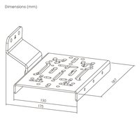 Support de levier de vitesses arrière pour jeu de course LRS05-GR pour simulateur de course LRS05-BS