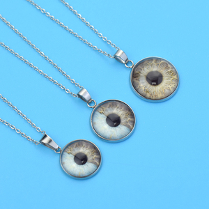 Collana in Acciaio Inossidabile Grezzo all'Ingrosso, Base per Ciondolo Circolare Personalizzabile da 16mm 20mm 25mm per Arte in Resina, Forniture per Creazione di Gioielli Fai-da-Te - Product Image 5