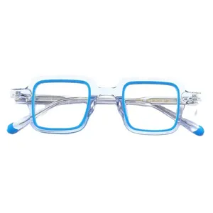 Hengtai new design acetate eyeglasses optical frames italy style hight quality Europe eyewear eye glasses for young people girl