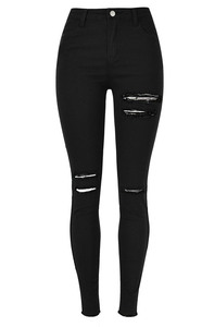 Vente en gros colombien Push up jean taille haute skinny déchiré jean pour femmes <span class=keywords><strong>2022</strong></span> Stretch trou crayon pantalon blanchi Denim jean - Product Image 5