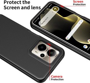 Cricket Outlast 5G 2024/AT & T Motivate Pro 5G noir double couche étui de protection d'écran antichoc robuste - Product Image 2