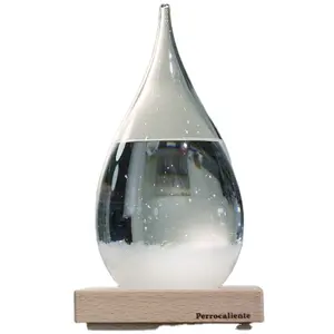 Hand Blown Creative Storm Glass Water Drops Weather Forecast Predictor Storm Glass Weather