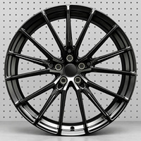 Jantes de course forgées 5x112 5x120 18-20 pouces, concaves profondes, noir mat pour BMW M2 G87 M3 G80 Land Rover Rolls-Royce Nissan