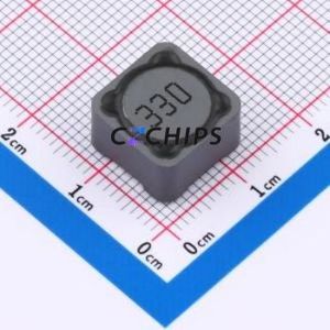 DRH127-330MT-S ตัวเหนี่ยวนำไฟฟ้าแบบ SMD, 12.5x12.5 มม. ( ค่าความเหนี่ยวนำ: 33uH ) ( ความแม่นยำ: 20% กระแสไฟฟ้าที่กำหนด: 3A ) - Product Image 1