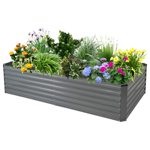 Lit de <span class=keywords><strong>jardin</strong></span> surélevé avec bord d'escargot Acier galvanisé - Product Image 4