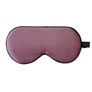 100% LA SEDA DE MORA 2 capa viaje cómodo dormir <span class=keywords><strong>Rosa</strong></span> máscara de ojo - Product Image 6