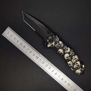 Navaja Plegable Multiusos de Acero Inoxidable con Mango de Aluminio, Cuchillas Afiladas, Cuchillos para Acampar al Aire Libre, Personalizables OEM - Product Image 5