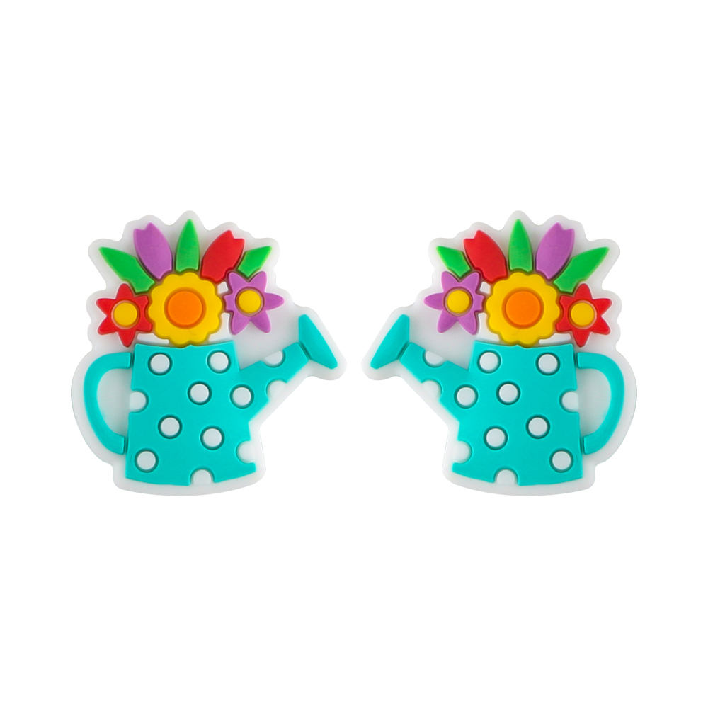 Shower head Focal bead Turquoise SA241