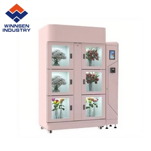 Distributeur automatique de fleurs fraîches Winnsen 24h/24 et 7j/7 avec réfrigérateur et paiement sans argent liquide - Product Image 6