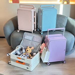 Maleta Moderna 2026 con Asa Ancha, Puerto de Carga USB, Apertura Frontal, Equipaje de Negocios, Bolsa de Viaje con Ruedas para Cabina, PC - Product Image 5