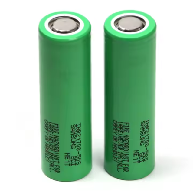 Hot Selling Rechargeable 21700 50S 3.6V 5000mAh Lithium Ion Cells 21700 25A Li-ion Batteries for Electric Tools and Flashlights