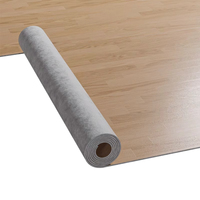 Plancher commercial de feuille de linoléum Plancher résilient de vinyle de PVC pour l'hôpital, bureau, école, entrepôt, pièce d'usine
