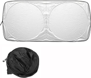 Wholesale White Car Sunshade Custom Logo Car Sun <b>Shades</b> Front <b>Window</b> Car Sunshade Sun <b>Shade</b> - Product Image 1