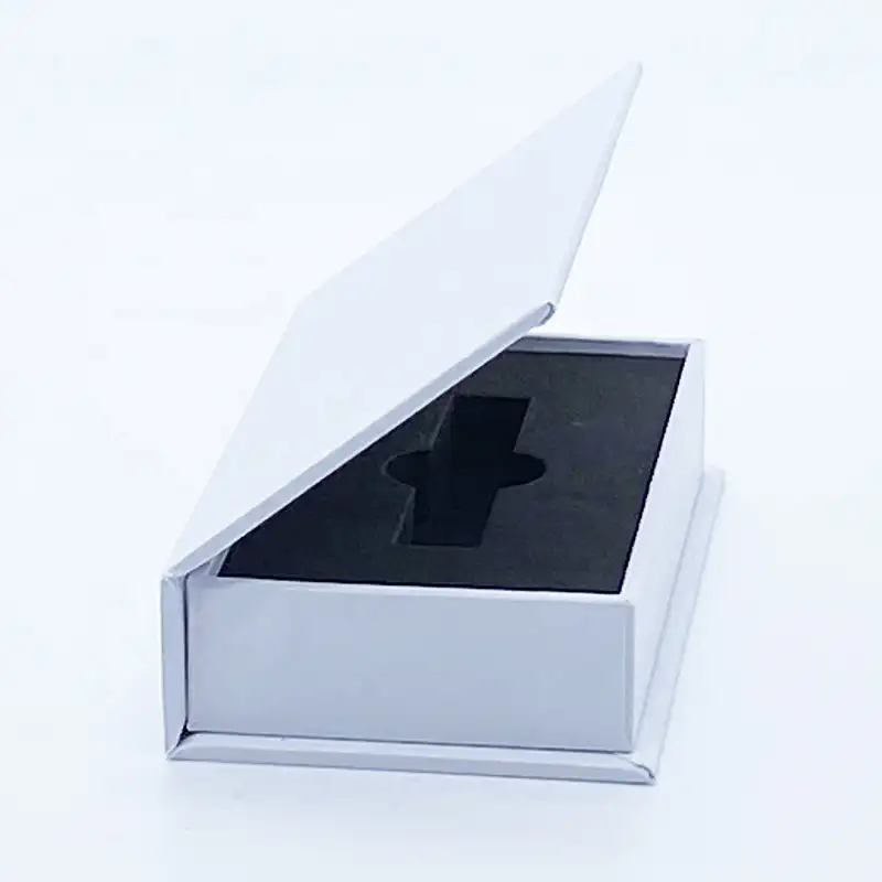 Caixa de presente magnética personalizada, pequena caixa de presente em forma de livro, papelão de embalagem artesanal, aceito iu