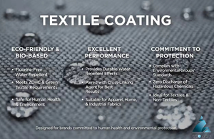 ECOWAY PFCF-001 Nuevo Producto Agente Impermeabilizante Textil Duradero de Calidad Superior Revestimiento Textil de Alta Gama - Product Image 2