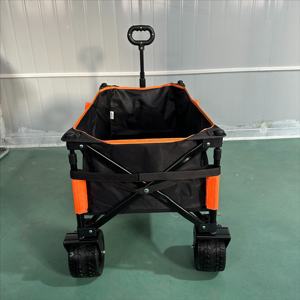 El remolque de mano de transporte pesado de gran capacidad más vendido, caravana de playa portátil, caja de herramientas de almacenamiento de viaje de jardín - Product Image 1