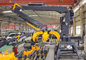 เครนกริปเปอร์ไฮดรอลิกแบบแขนยืดหดได้พร้อมฐานอยู่กับที่สำหรับโรงงานแปรรูปเหล็ก - Product Image 3