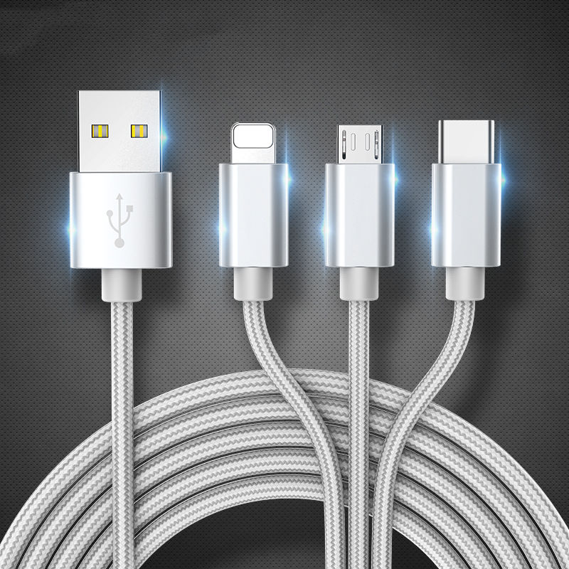 Caricatore IPhone 5 6 7 8 X Cavo Di Ricarica USB-A A Lightning 1m Per IPhone/iPad - Nylon, Bianco, Garanzia 5 Anni Cavo Iphone - Foto 8