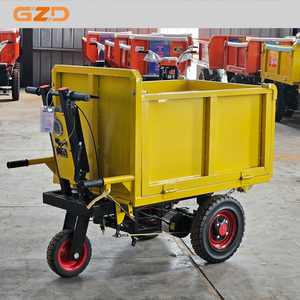 Stand Pessoas Mini 3 Rodas Dumper Site <span class=keywords><strong>Loader</strong></span> 800kg Caminhão Leve Carrinho Elétrico - Product Image 5