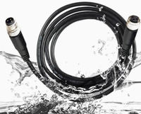 Câble de Faisceau de Câblage Circulaire Personnalisé Étanche Industriel IP67 IP68 3, 4 ou 8 Broches M12 M8 Mâle Femelle pour Capteur