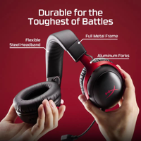 Casque de jeu sans fil HyperX Cloud III, écouteurs supra-auriculaires à faible latence avec unités de 53 mm pour consoles
