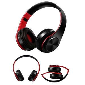 SC ECOMMERCE Auricolari Wireless con Esterno Nero e Interno Rosso, Luci RGB per Musica e Giochi Immersivi, Dispositivo Indossabile Intelligente - Product Image 2