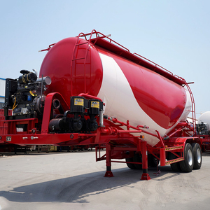 Semi-remorque à ciment en vrac <span class=keywords><strong>de</strong></span> haute qualité CHENGDA avec suspension à ressorts à lames, 2 essieux - Product Image 4