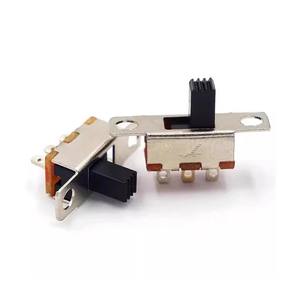 Pinch Toggle Switch SS-12F15 1P2T 3-Pin On Off Vertical <b>Slide</b> Screw Terminal 16mm <b>Plastic</b> IP40 - Product Image 4