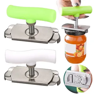 Multi-Function Eco-Friendly Zenidoo Stainless Steel Adjustable Lids <b>Jar</b> Opener Labor-Saving Screw Can Opener Kitchen Gadget - Product Image 1