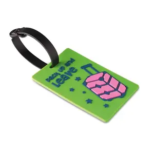Etiqueta de Equipaje con Logotipo en Relieve de PVC, Accesorios Personalizados, Modelo Chino 26701_MT1001 - Product Image 1