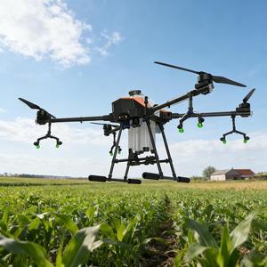 Drone de pulvérisation agricole avec réservoir de 10 L et châssis en fibre de carbone pour des opérations de pulvérisation agricole à grande échelle efficaces - Product Image 1