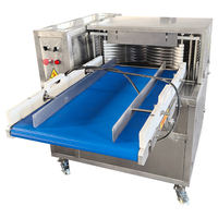 Máquina Fileteadora Industrial Horizontal Automática para Pescado y Pollo, 2.2kw, Capacidad 1.2t/h, Cortadora de Carne en Venta