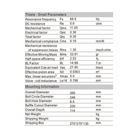 Enceintes de sonorisation professionnelles pour scène de 10 pouces L10-6366 180W 61-3.5KHz Métal