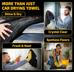 <span class=keywords><strong>Serviette</strong></span> de nettoyage et de séchage en microfibre torsadée 500 GSM pour l'entretien automobile et le detailing auto - Product Image 6