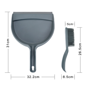 Escoba Doméstica para Eliminar Pelo de Mascotas, Cepillo de Goma y Recogedor - Product Image 2