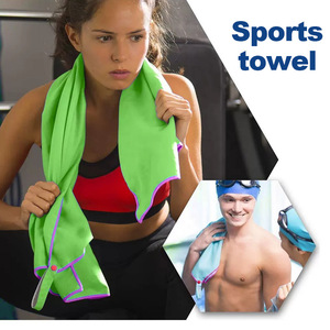 Gran oferta Logo impreso Fitness Gym Toalla 40*80cm Super absorbente seco rápido suave deportes toalla microfibra deporte toalla - Product Image 3