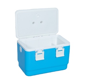 Hot selling styrofoam cooler box locking Beer Can Drinking one layer fish transport cooler box