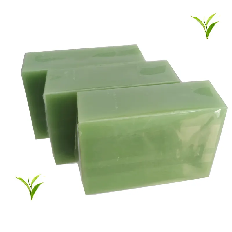 Handmade Moisturizing Face And Body Deep Cleaning Organic Ingredients Green Tea Herbal Soap