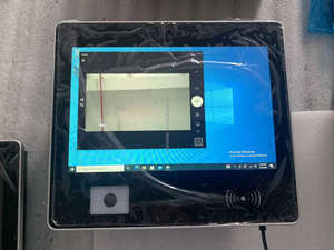 Impermeable 10,4 pulgadas de alto brillo LCD panel PC pantalla táctil con cámara web RFID NFC lector QR escáner para vehículo camión autobús - Product Image 2