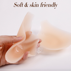 Reggiseno in Silicone a forma di cucchiaio senza cuciture Push up invisibile reggiseno senza spalline morbido e comodo reggiseno in Silicone - Product Image 3