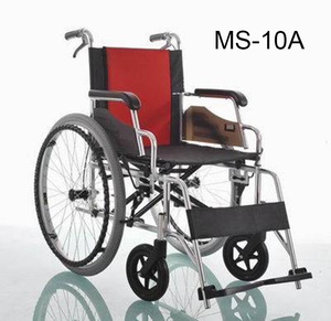 Silla de Ruedas Plegable Manual Ligera de Aluminio (MS-10A) - Product Image 1