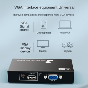노트북용 <span class=keywords><strong>VGA</strong></span> 분배기 <span class=keywords><strong>1</strong></span>입력 2출력 스위치 지원 1920*1080p - Product Image 4