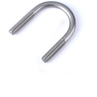 Boulon d'étrier en acier inoxydable DIN 3570 A2-70/A4-80, boulons en U DIN3570, collier de serrage pour tuyau, boulon en U