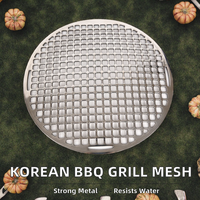 Article populaire : Grille de barbecue au charbon de bois grande taille, résistante à la corrosion, 50x60cm, personnalisable pour le camping en groupe et les réunions de famille