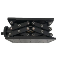 Conector de laboratorio Vertical Manual OEM personalizable al por mayor, etapas de posicionamiento, tamaño de plataforma, 220x140mm, rango de viaje de 120mm