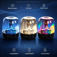 Haut-parleur portable 5.0 en gros avec lumière d'ambiance LED RGB 360° °   Haut-parleur audio domestique sans fil avec subwoofer à son surround